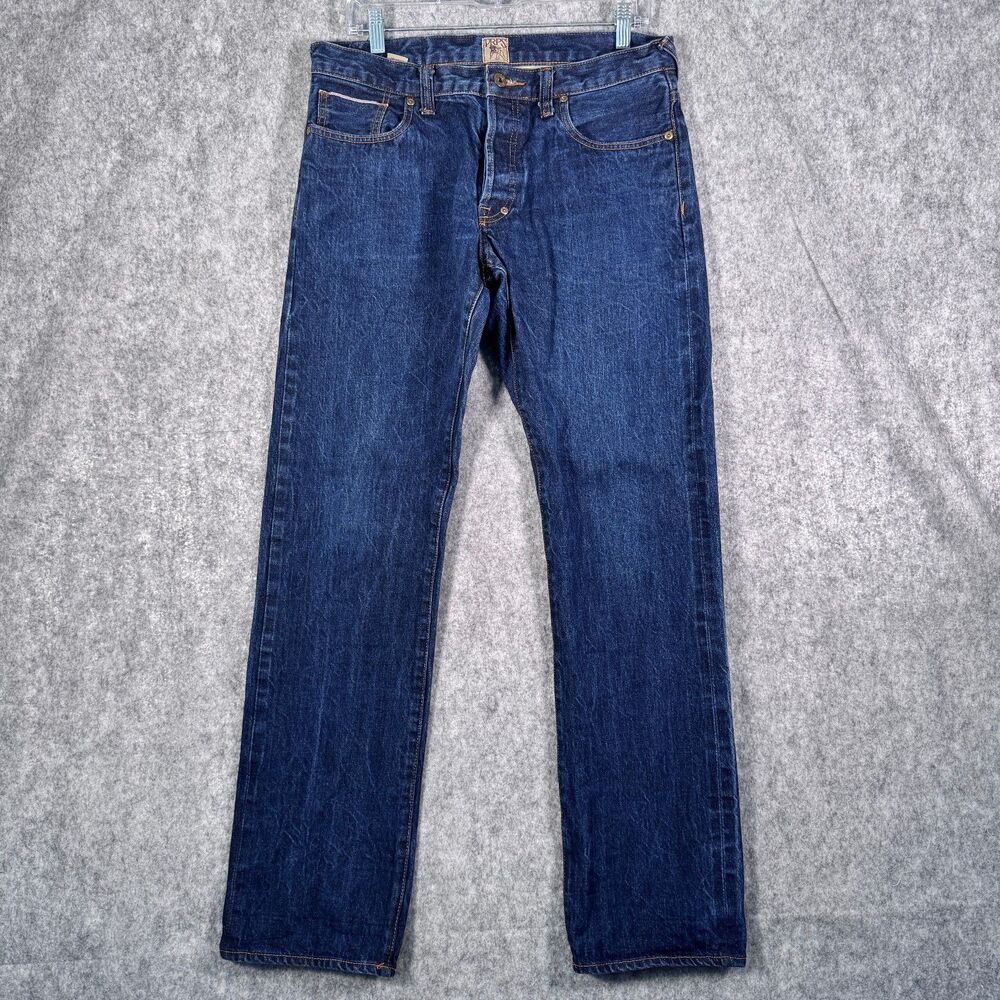 PRPS Selvedge Jeans Mens 32x32 Blue Donwan Harrell Japanese 13.75oz Denim